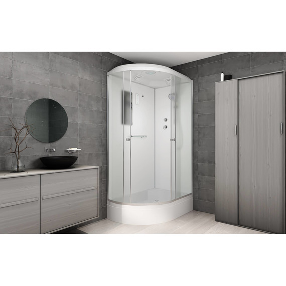 Душевая кабина Avacan 120x90 см D312SR, хром/матовое (безсиликоновая сборка) фото 3