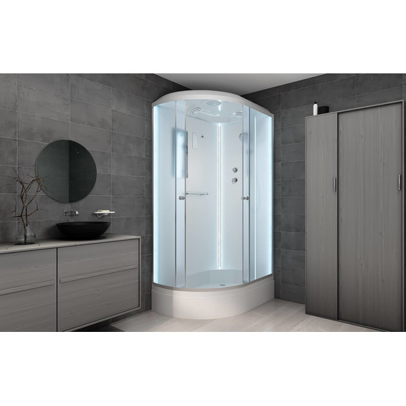 Душевая кабина Avacan 120x90 см D312SRLED, хром/матовое (безсиликоновая сборка) фото 3