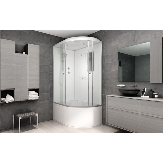 Душевая кабина Avacan 120x90 см D512SL, хром/матовое (безсиликоновая сборка) фото 3