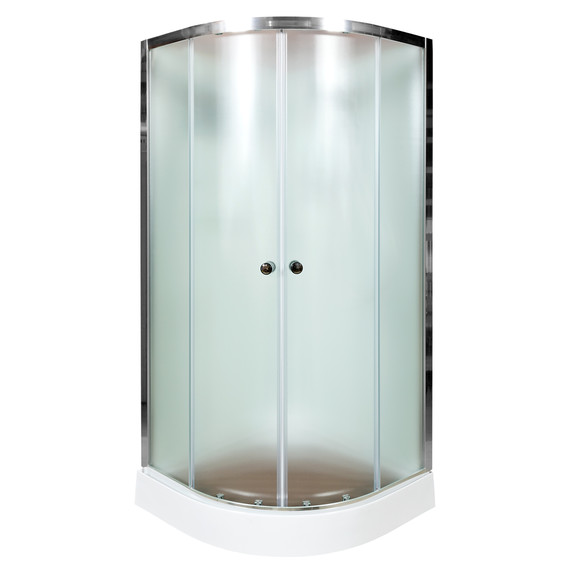 Душевая кабина Avacan 110x110 см D011, хром/матовое (безсиликоновая сборка) фото 2