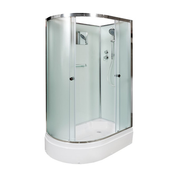 Душевая кабина Avacan 120x90 см D312R, хром/матовое (безсиликоновая сборка) фото 