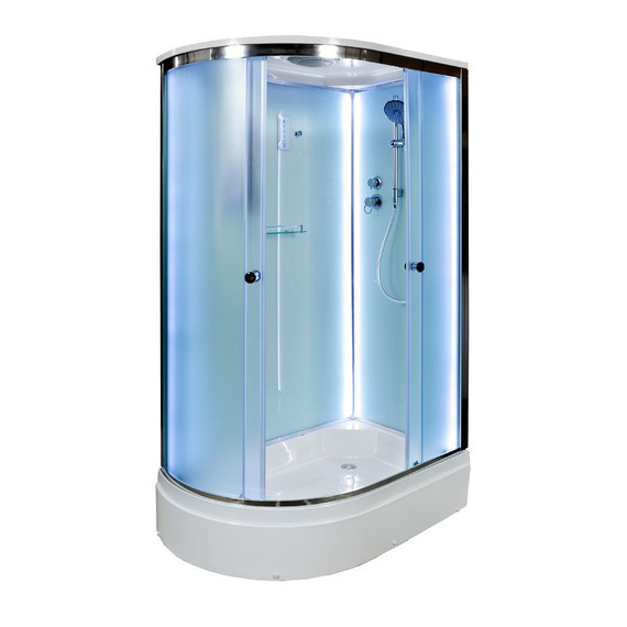 Душевая кабина Avacan 120x90 см D312SRLED, хром/матовое (безсиликоновая сборка) фото 2