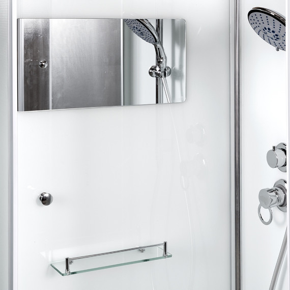 Душевая кабина Avacan 110x110 см D011S, хром/матовое (безсиликоновая сборка) фото 6