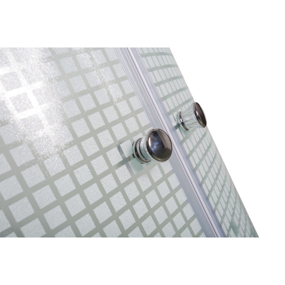 Душевая кабина Avacan 100x100 см L910EL, хром/матовое (безсиликоновая сборка) фото 7