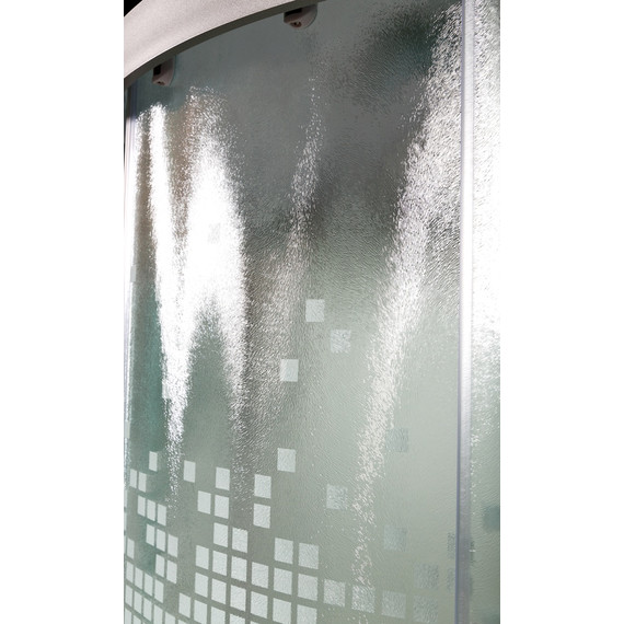 Душевая кабина Avacan 100x100 см L910EL, хром/матовое (безсиликоновая сборка) фото 10