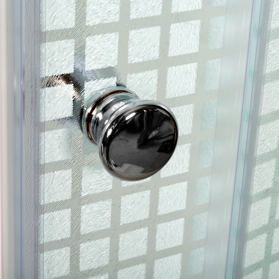 Гидробокс Avacan 80x80 см L980NGM, хром/узор (безсиликоновая сборка) - 10 Гидробокс Avacan 80x80 см L980NGM, хром/узор (безсиликоновая сборка) фото 10