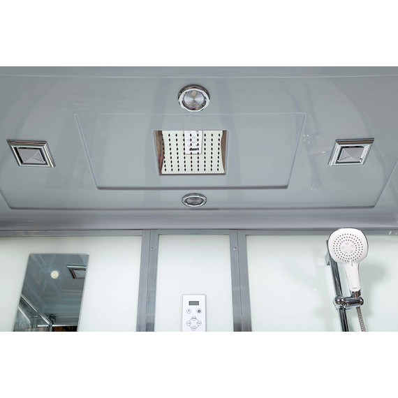 Гидробокс Avacan 150x85 см V150, хром/прозрачное (безсиликоновая сборка) - 5 Гидробокс Avacan 150x85 см V150, хром/прозрачное (безсиликоновая сборка) фото 5