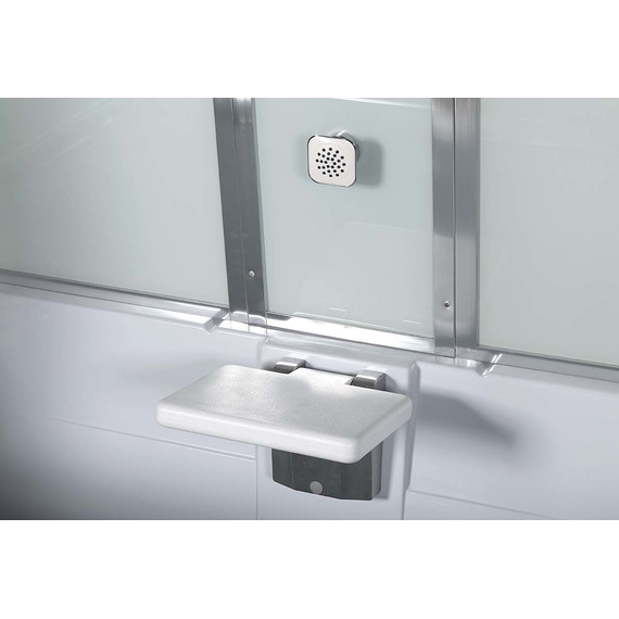 Гидробокс Avacan 150x85 см V150, хром/прозрачное (безсиликоновая сборка) - 8 Гидробокс Avacan 150x85 см V150, хром/прозрачное (безсиликоновая сборка) фото 8