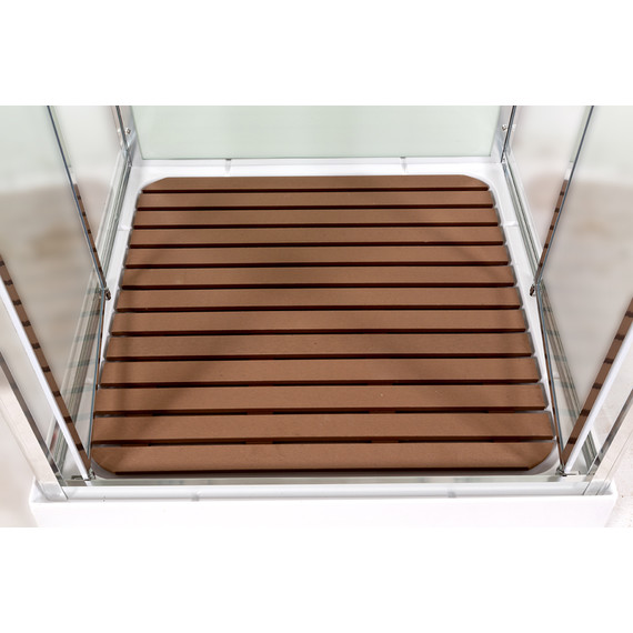 Гидробокс Avacan 80x80 см V8015, хром/прозрачное (безсиликоновая сборка) - 9 Гидробокс Avacan 80x80 см V8015, хром/прозрачное (безсиликоновая сборка) фото 9