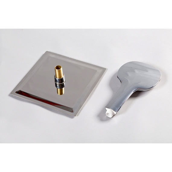 Гидробокс Avacan 80x80 см V8015, хром/прозрачное (безсиликоновая сборка) - 13 Гидробокс Avacan 80x80 см V8015, хром/прозрачное (безсиликоновая сборка) фото 13