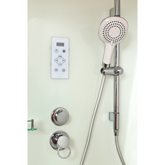 Гидробокс Avacan 80x80 см V8015, хром/прозрачное (безсиликоновая сборка) - 11 Гидробокс Avacan 80x80 см V8015, хром/прозрачное (безсиликоновая сборка) фото 11