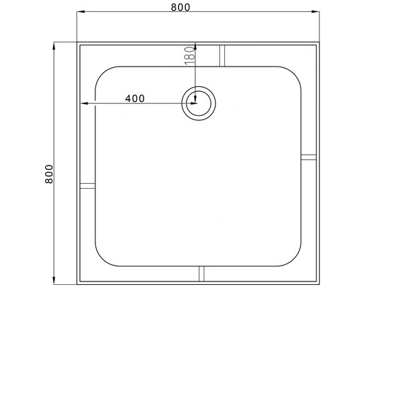 Гидробокс Avacan 80x80 см V8015, хром/прозрачное (безсиликоновая сборка) - 23 Гидробокс Avacan 80x80 см V8015, хром/прозрачное (безсиликоновая сборка) фото 23
