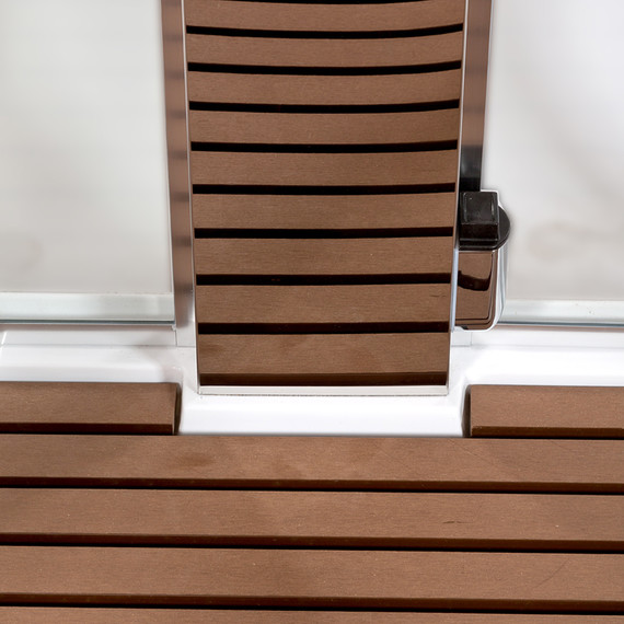 Гидробокс Avacan 100x100 см Z111STEAM, хром/прозрачное (безсиликоновая сборка) - 14 Гидробокс Avacan 100x100 см Z111STEAM, хром/прозрачное (безсиликоновая сборка) фото 14