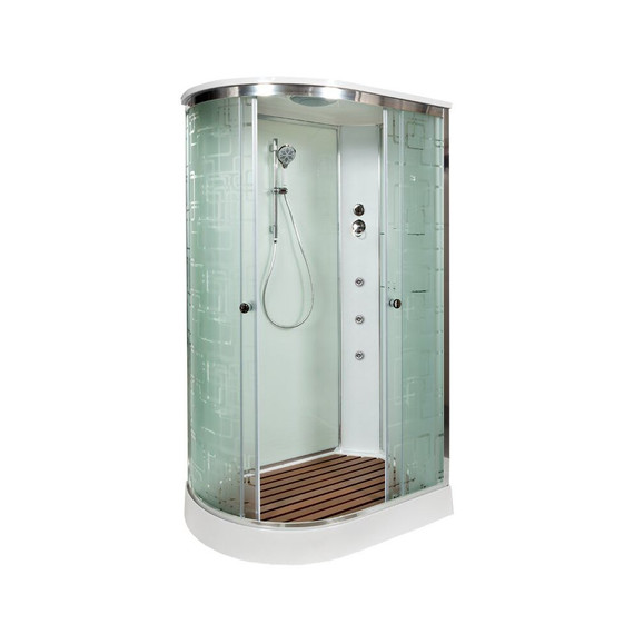 Гидробокс Avacan 120x90 см EM2012RGM, хром/узор (безсиликоновая сборка) -  Гидробокс Avacan 120x90 см EM2012RGM, хром/узор (безсиликоновая сборка) фото