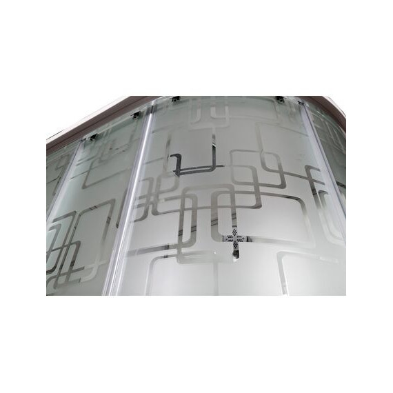 Гидробокс Avacan 120x90 см EM2012RGM, хром/узор (безсиликоновая сборка) - 9 Гидробокс Avacan 120x90 см EM2012RGM, хром/узор (безсиликоновая сборка) фото 9