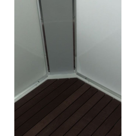 Душевая кабина Avacan 120x90 см EM2012RLED, хром/узор (безсиликоновая сборка) фото 18