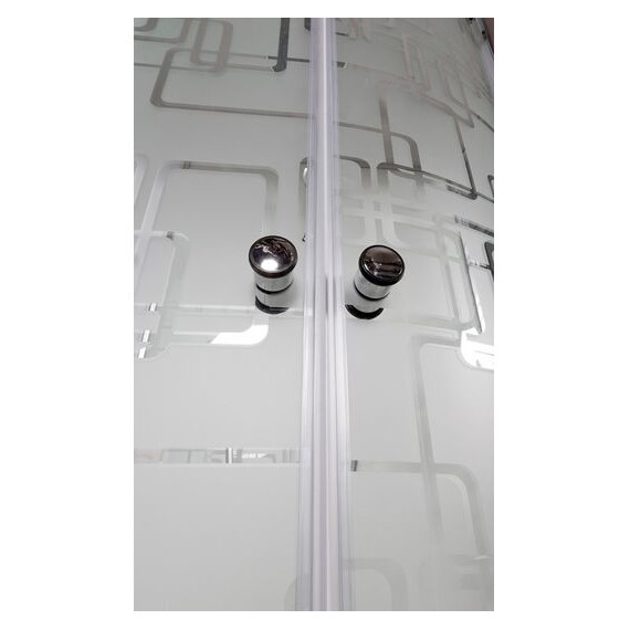 Душевая кабина Avacan 120x90 см EM2012REL, хром/узор (безсиликоновая сборка) фото 7