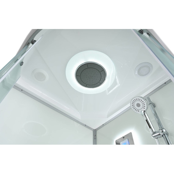 Гидробокс Avacan 100x100 см D2010LED, хром/матовое (безсиликоновая сборка) - 15 Гидробокс Avacan 100x100 см D2010LED, хром/матовое (безсиликоновая сборка) фото 15