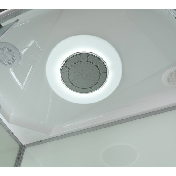 Гидробокс Avacan 120x80 см D2012LLED, хром/матовое (безсиликоновая сборка) - 12 Гидробокс Avacan 120x80 см D2012LLED, хром/матовое (безсиликоновая сборка) фото 12