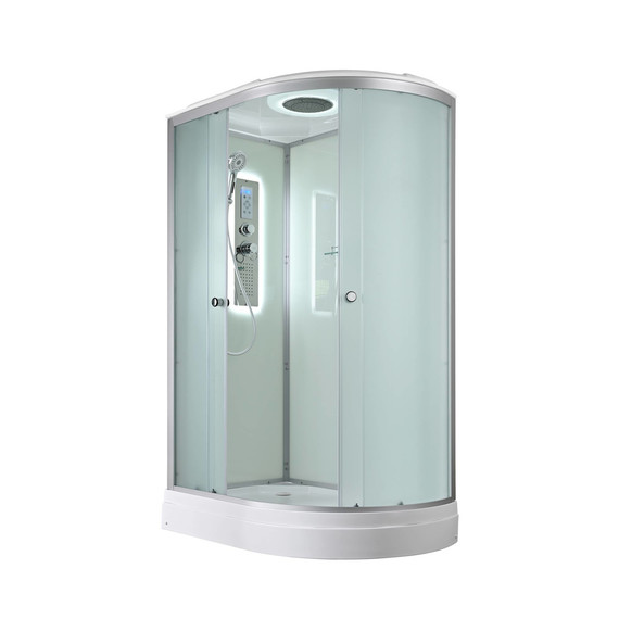 Гидробокс Avacan 120x80 см D2012LLED, хром/матовое (безсиликоновая сборка) -  Гидробокс Avacan 120x80 см D2012LLED, хром/матовое (безсиликоновая сборка) фото