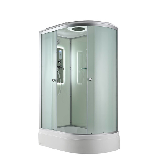 Гидробокс Avacan 120x80 см D3012LLED, хром/матовое (безсиликоновая сборка) -  Гидробокс Avacan 120x80 см D3012LLED, хром/матовое (безсиликоновая сборка) фото