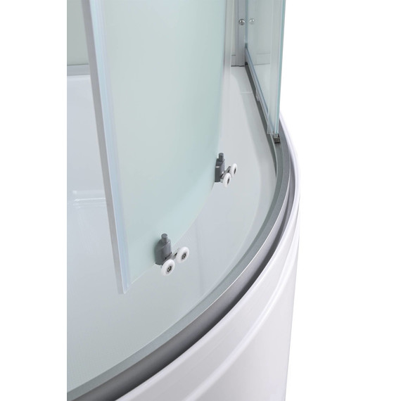 Гидробокс Avacan 90x90 см D3090LED, хром/матовое (безсиликоновая сборка) - 12 Гидробокс Avacan 90x90 см D3090LED, хром/матовое (безсиликоновая сборка) фото 12