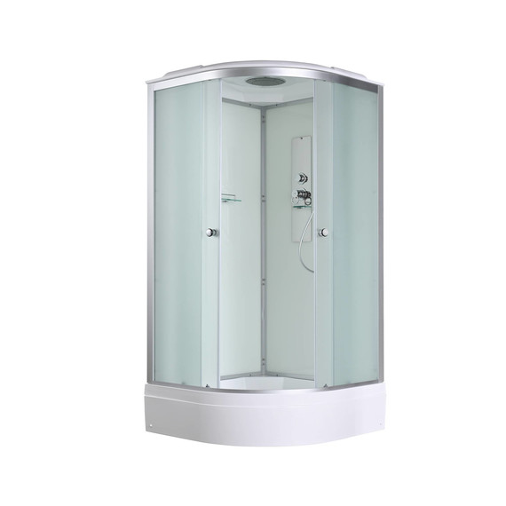 Душевая кабина Avacan 90x90 см D3090, хром/матовое (безсиликоновая сборка) фото 
