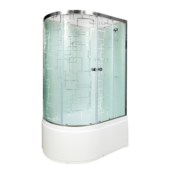Душевая кабина Avacan 120x90 см EM5012RN, хром/узор (безсиликоновая сборка) фото 2