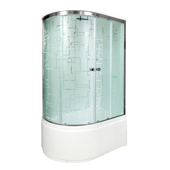 Гидробокс Avacan 120x90 см EM5012RNGM, хром/узор (безсиликоновая сборка) - 2 Гидробокс Avacan 120x90 см EM5012RNGM, хром/узор (безсиликоновая сборка) фото 2