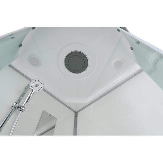 Душевая кабина Avacan 100x100 см D5010, хром/матовое (безсиликоновая сборка) фото 12