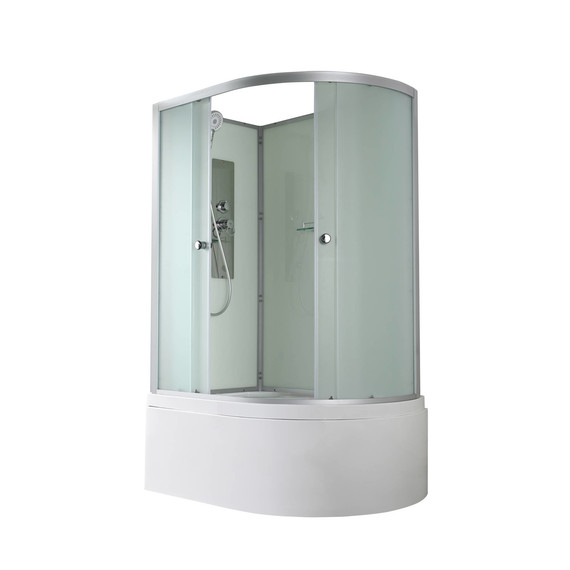 Душевая кабина Avacan 120x80 см D5012LN, хром/матовое (безсиликоновая сборка) фото 