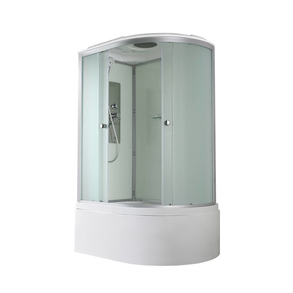 Душевая кабина Avacan 120x80 см D5012L, хром/матовое (безсиликоновая сборка) фото 