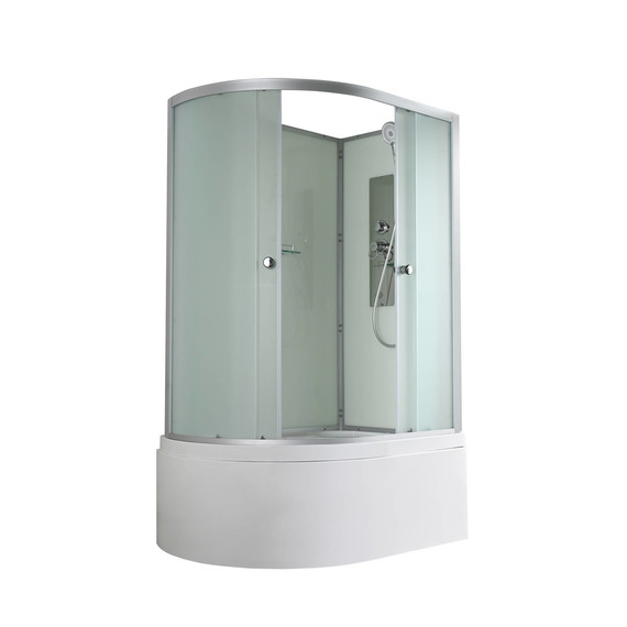Душевая кабина Avacan 120x80 см D5012RN, хром/матовое (безсиликоновая сборка) фото 