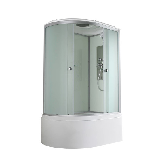 Душевая кабина Avacan 120x80 см D5012R, хром/матовое (безсиликоновая сборка) фото 