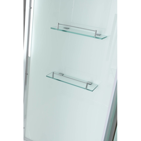 Гидробокс Avacan 100x100 см EM2010LEDT, хром/прозрачное (безсиликоновая сборка) - 15 Гидробокс Avacan 100x100 см EM2010LEDT, хром/прозрачное (безсиликоновая сборка) фото 15