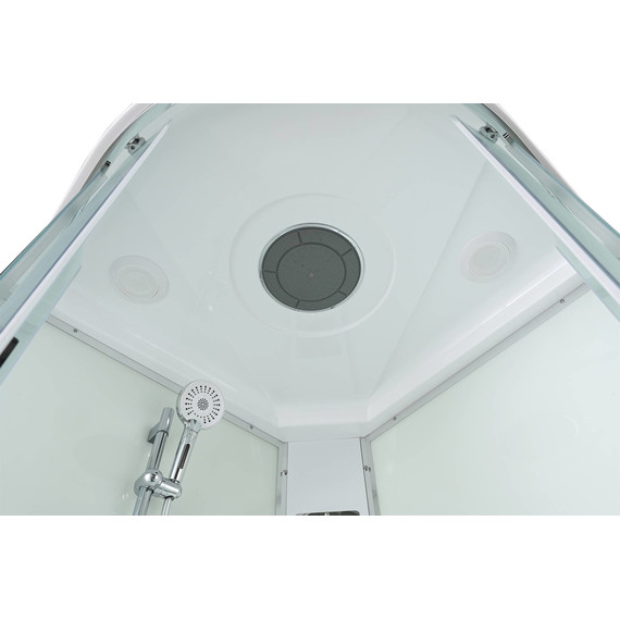 Душевая кабина Avacan 110x110 см EM2011T, хром/прозрачное (безсиликоновая сборка) фото 15