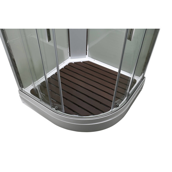 Душевая кабина Avacan 90x90 см EM2090NT, хром/прозрачное (безсиликоновая сборка) фото 5