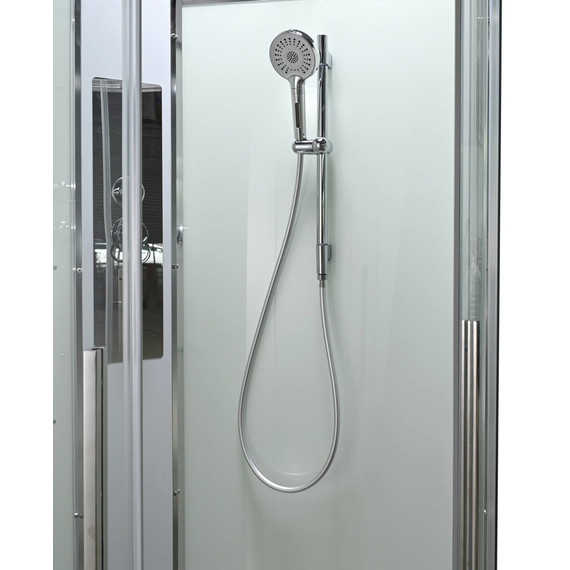 Душевая кабина Avacan 90x90 см EM2090NT, хром/прозрачное (безсиликоновая сборка) фото 13