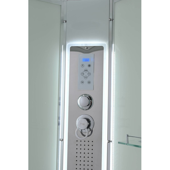 Гидробокс Avacan 120x80 см EM2812RLED, хром/матовое (безсиликоновая сборка) - 15 Гидробокс Avacan 120x80 см EM2812RLED, хром/матовое (безсиликоновая сборка) фото 15