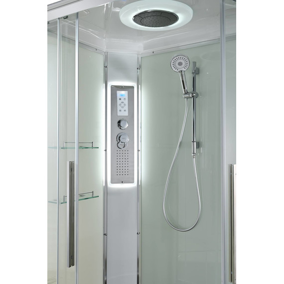 Гидробокс Avacan 120x80 см EM2812LLEDT, хром/прозрачное (безсиликоновая сборка) - 16 Гидробокс Avacan 120x80 см EM2812LLEDT, хром/прозрачное (безсиликоновая сборка) фото 16