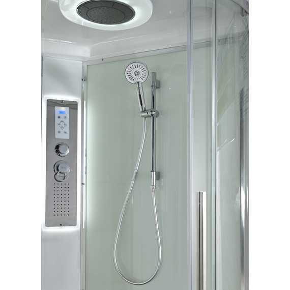 Гидробокс Avacan 120x90 см EM2912LLEDT, хром/прозрачное (безсиликоновая сборка) - 16 Гидробокс Avacan 120x90 см EM2912LLEDT, хром/прозрачное (безсиликоновая сборка) фото 16