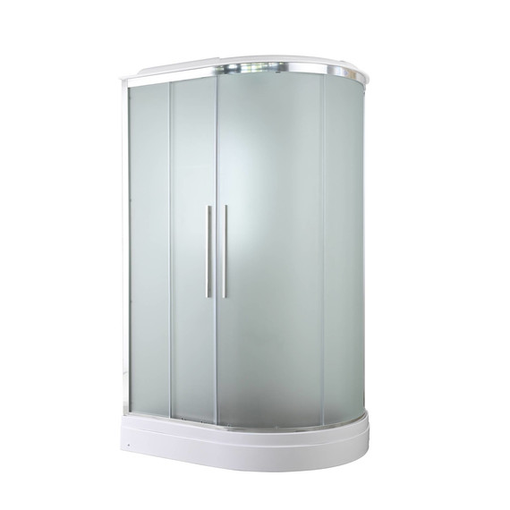 Гидробокс Avacan 120x90 см EM2912LLED, хром/матовое (безсиликоновая сборка) - 3 Гидробокс Avacan 120x90 см EM2912LLED, хром/матовое (безсиликоновая сборка) фото 3