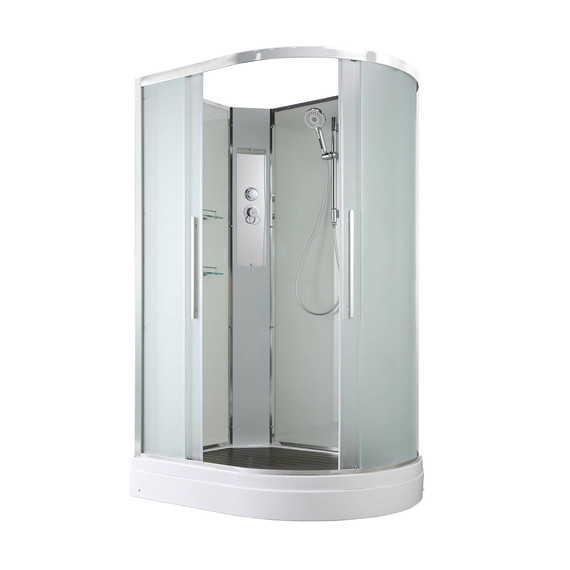 Душевая кабина Avacan 120x90 см EM2912LN, хром/прозрачное (безсиликоновая сборка) фото 