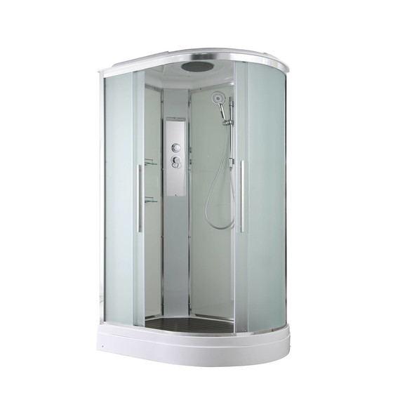 Душевая кабина Avacan 120x90 см EM2912L, хром/матовое (безсиликоновая сборка) фото 