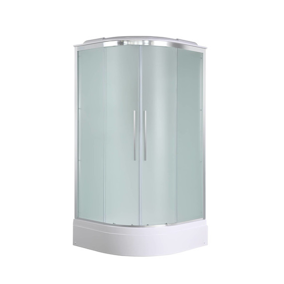 Гидробокс Avacan 100x100 см EM3010LED, хром/матовое (безсиликоновая сборка) - 3 Гидробокс Avacan 100x100 см EM3010LED, хром/матовое (безсиликоновая сборка) фото 3