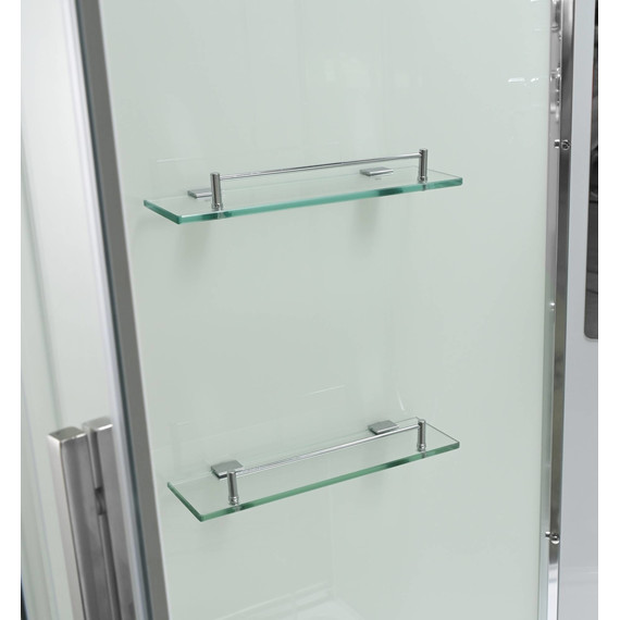 Душевая кабина Avacan 110x110 см EM3011NT, хром/прозрачное (безсиликоновая сборка) фото 10