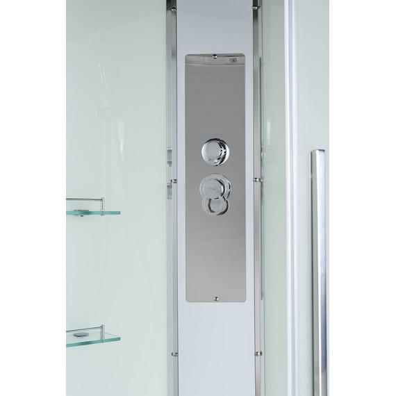 Душевая кабина Avacan 90x90 см EM3090T, хром/прозрачное (безсиликоновая сборка) фото 8