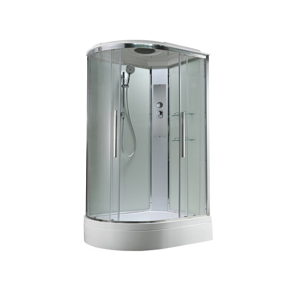 Душевая кабина Avacan 120x80 см EM3812RT, хром/прозрачное (безсиликоновая сборка) фото 