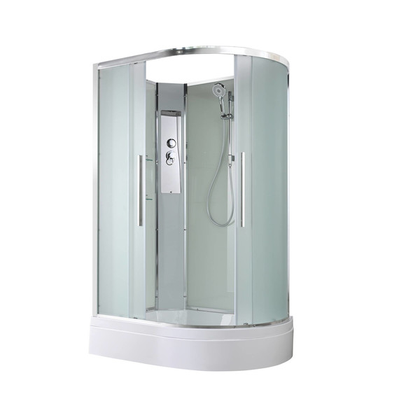 Душевая кабина Avacan 120x90 см EM3912LN, хром/матовое (безсиликоновая сборка) фото 