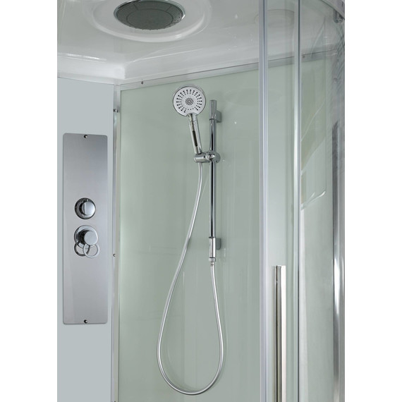 Душевая кабина Avacan 120x90 см EM3912LT, хром/прозрачное (безсиликоновая сборка) фото 8